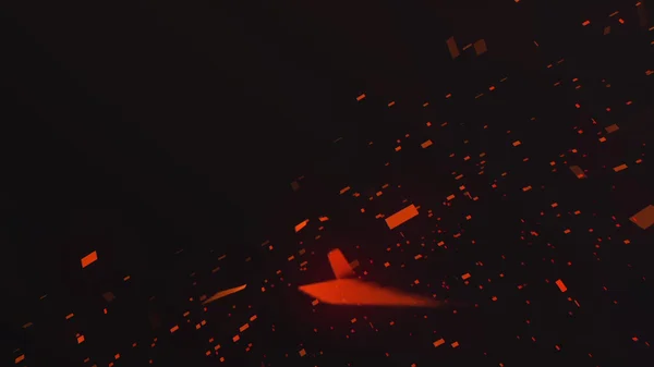 Soyut kırmızı parçacıklar arka plan