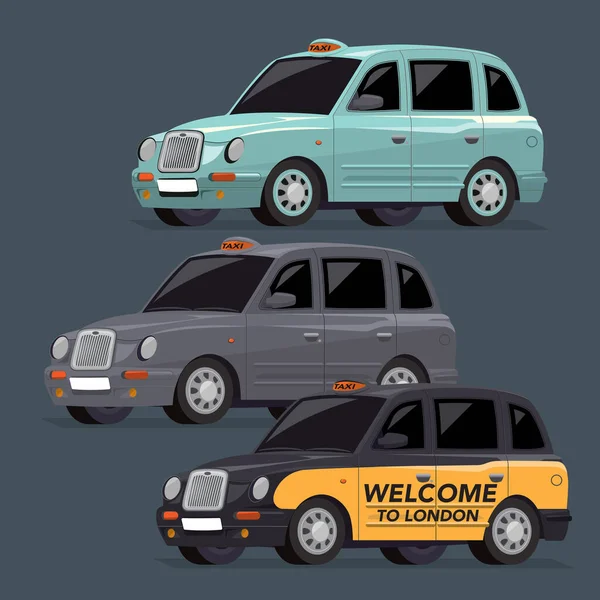 Wektor Ilustracji London Taxi Jest Zawsze Uważany Kultowy Symbol Miasta — Wektor stockowy