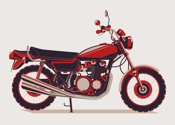 Vector Graphic Motorbike — Vetor de Stock