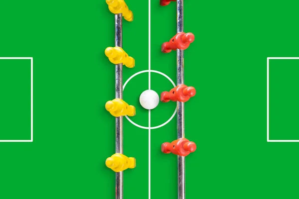 Table Football Toy Skills Speed Cunning Sport Team Football Players — Stock Photo, Image