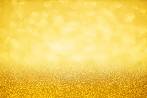Abstrakcyjny Rozmyty Błyszczący Złoty Bokeh Tło Świąteczne Tło Świecące Tło — Zdjęcie stockowe