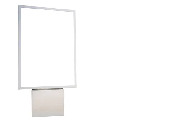 Blank Mock Cartaz Rua Vertical Outdoor Para Publicidade Fundo Isolado — Fotografia de Stock