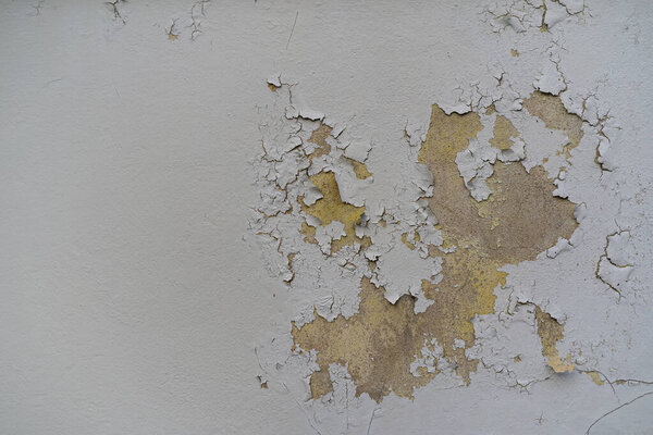 Grunge wall of the old house. Textured background, old wall background