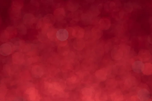 Sníh Bokeh Pozadí Barva Červená Abstraktní Pozadí Rozmazaných Světel Efektem — Stock fotografie