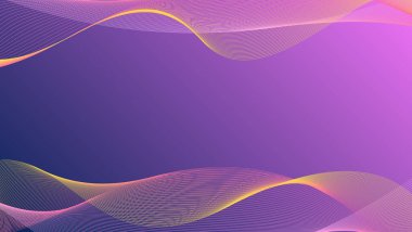 Sallanan dalgalı çizgiler Soyut Dalga arkaplanı Pembe ve mavi sarı çizgili