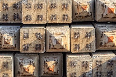 Çelik uç, Closeup ile prekast beton kazık