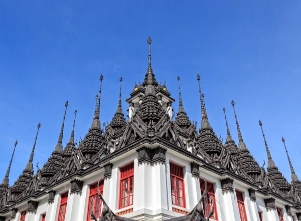泰国的体系结构，金属寺 — 图库照片