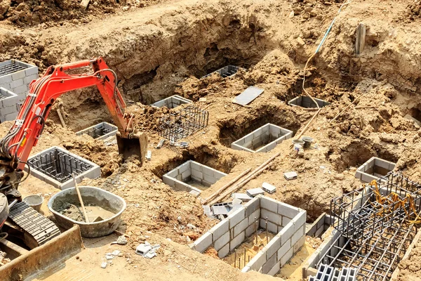 Trabajos de construcción — Foto de Stock