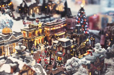2021 yılbaşı süslemeleri ile Noel arkaplanı