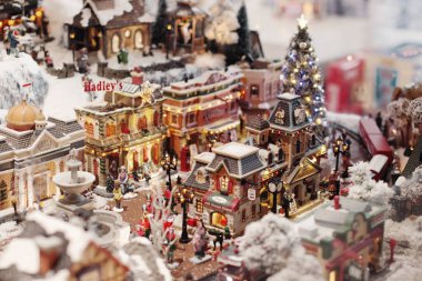 2021 yılbaşı süslemeleri ile Noel arkaplanı