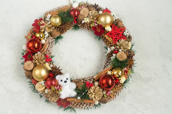 2021 yılbaşı süslemeleri ile Noel arkaplanı