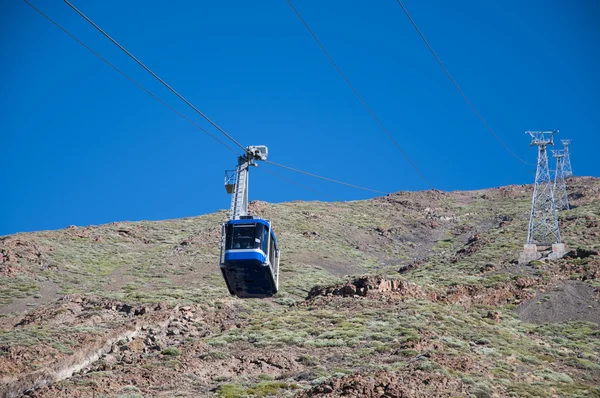 Kabelbaan teide — Stockfoto