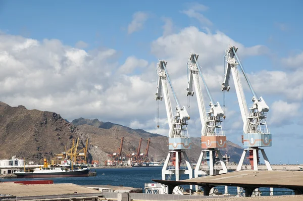 Grues du port — Photo