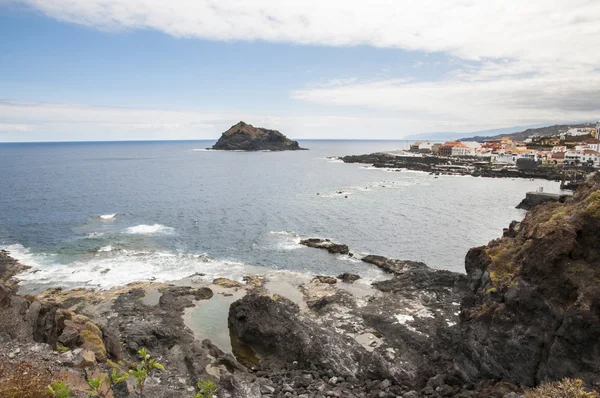 Skalnaté pláže tenerife — Stock fotografie