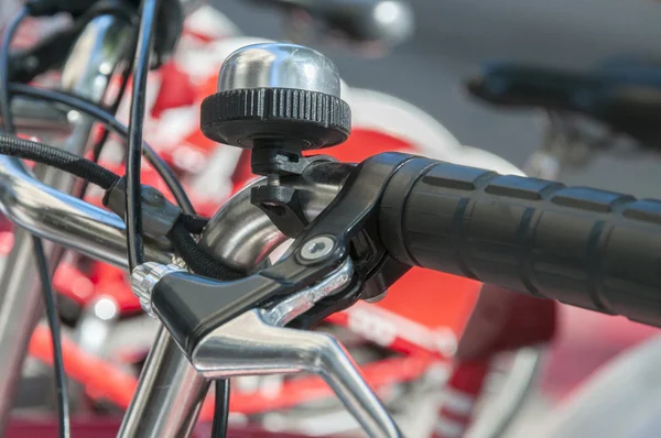 Bicicleta estacionada — Fotografia de Stock