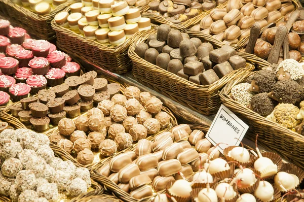 Verschillende soorten chocolade — Stockfoto