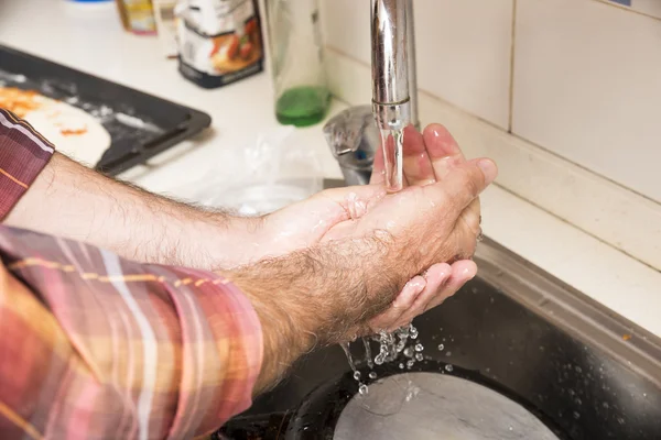 Lavagem das mãos — Fotografia de Stock