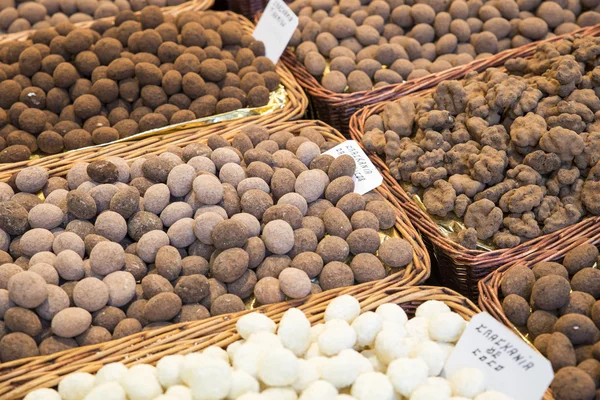 Chocolates de diferentes tamaños — Foto de Stock