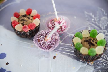 cupcake çeşitli farklı 