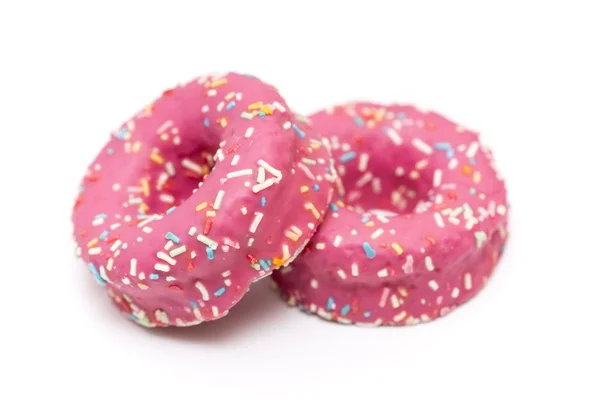 Rosa Donuts — Stockfoto