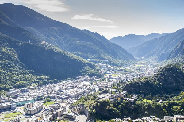 Města Andorra La Vella. — Stock fotografie