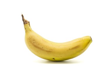 muz üzerinde beyaz bir 