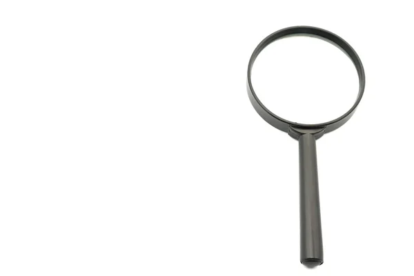 Black magnifier — Stock Photo, Image