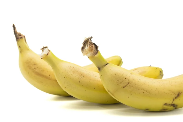 Bananas on a white — Stock Photo, Image