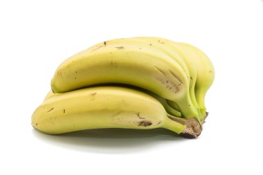 muz üzerinde beyaz bir 