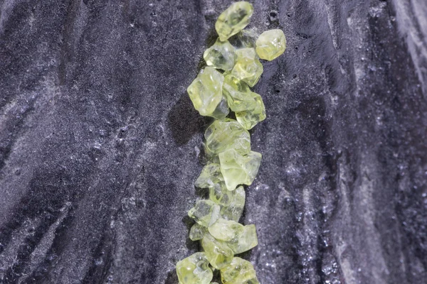 Olivine, green precious stone — Stock Photo, Image