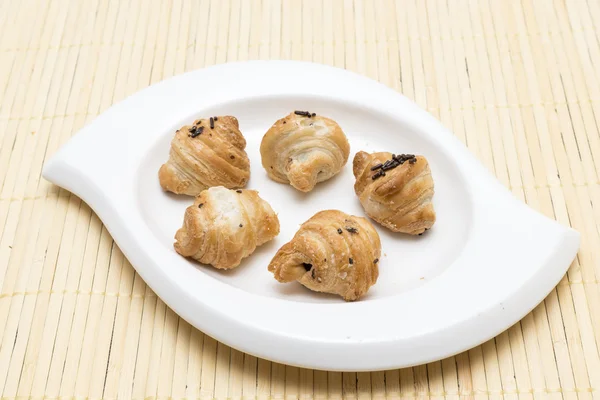 Choklad croissant — Stockfoto