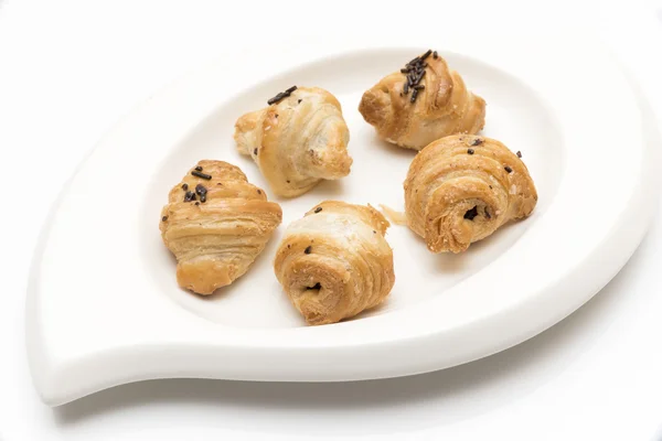 Choklad croissanter — Stockfoto