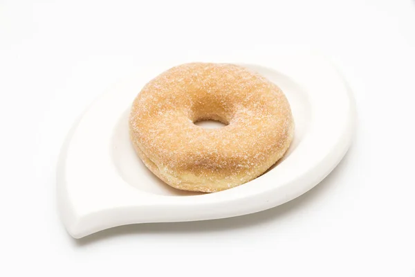 Donuts op een bord — Stockfoto