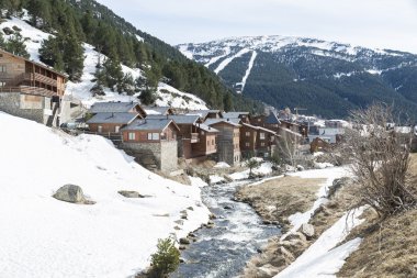 city of Andorra La Vella. clipart