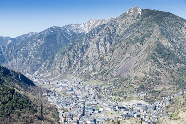 Città di Andorra La Vella . — Foto Stock