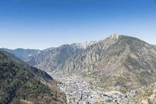 Stad van Andorra La Vella. — Stockfoto