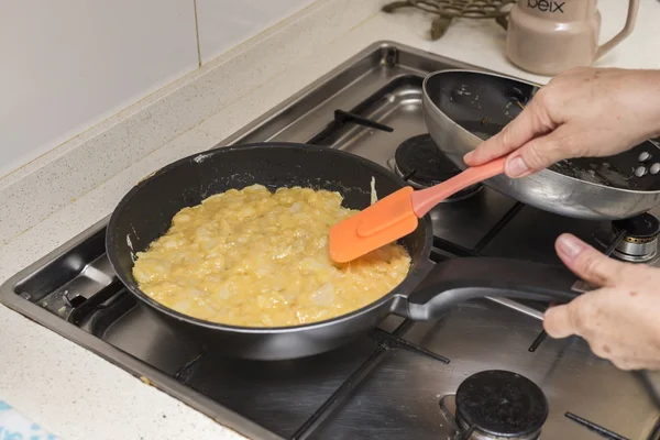 Hiszpański i omlet — Zdjęcie stockowe