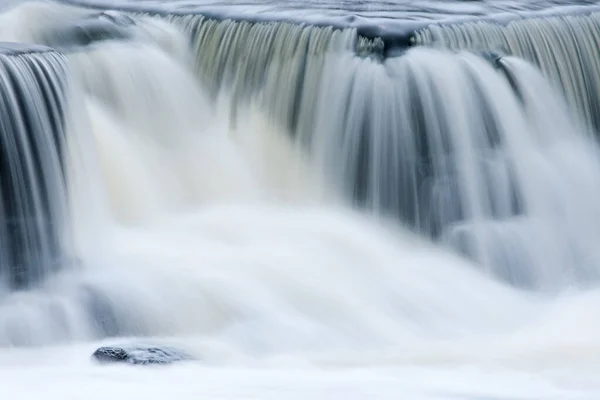 Paisagem Capturada Com Movimento Turvo Uma Cascata Rabbit River Michigan — Fotografia de Stock