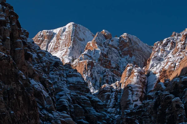 Winter Landscape Wilson Cliffs Red Rock Canyon National Recreation Area — Stock Photo, Image