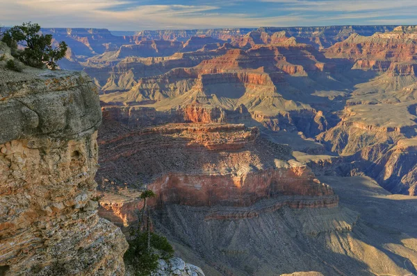 Landschap Van South Rim Grand Canyon National Park Arizona Verenigde — Stockfoto
