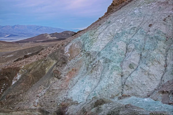 Krajina Umělcova Paleta Panamint Mountains Úsvitu Národní Park Death Valley — Stock fotografie