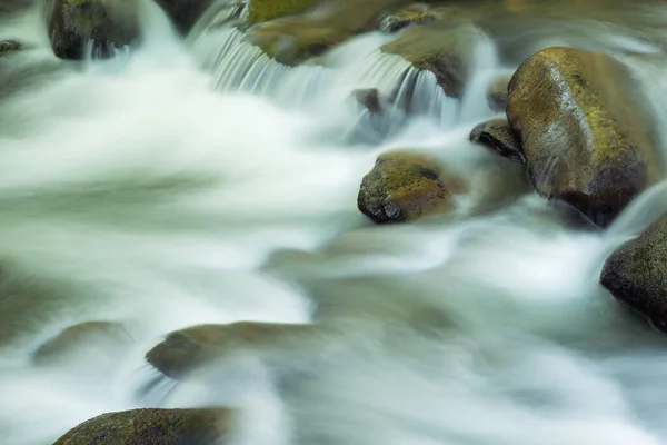 Vårlandskap Kaskad Och Forsar Little River Great Smoky Mountains National — Stockfoto