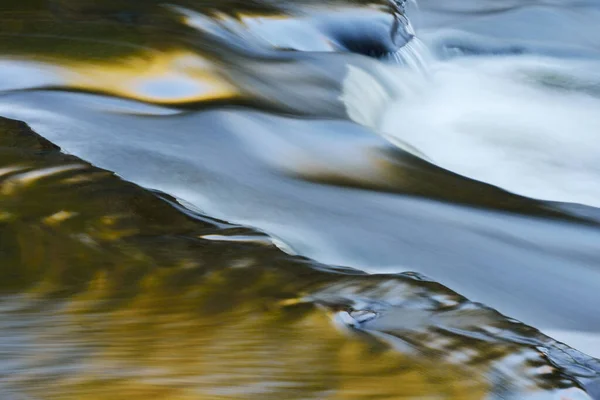 Paysage Abstrait Des Rapides Presque Isle River Capturés Avec Flou — Photo