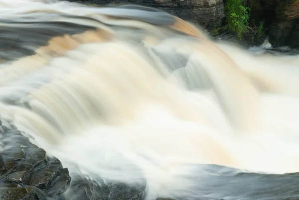 Paysage Estival Lower Tahquamenon Falls Capturé Avec Flou Michigan Upper — Photo