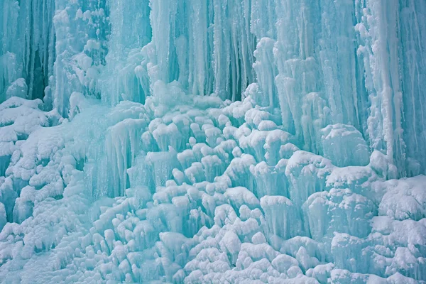 Bir Buz Mağarası Manzarası Grand Island Ulusal Rekreasyon Alanı Lake — Stok fotoğraf