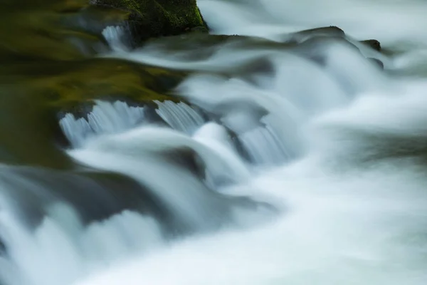 Vårlandskap Kaskad Och Forsar Little River Great Smoky Mountains National — Stockfoto