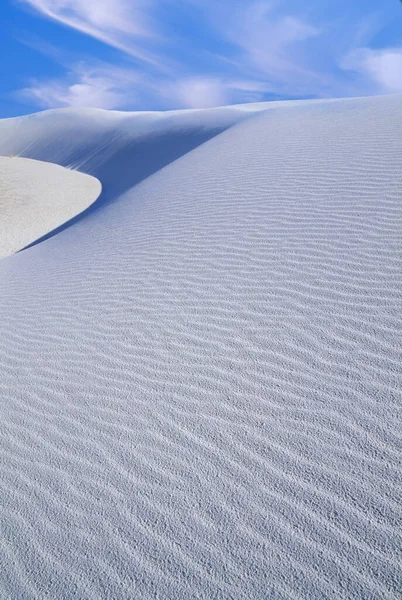 Krajobraz Wydmy Gipsowej Pomnik Narodowy White Sands Nowy Meksyk Usa — Zdjęcie stockowe