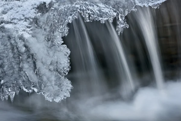 Winter, Orangeville Creek Cascade – stockfoto