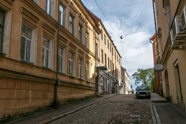 Старый Город Выборг Старая Европейская Архитектура — стоковое фото