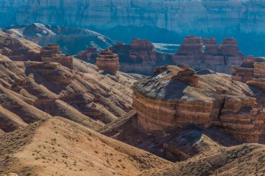 Kazakistan'ın Çarın Kanyonu